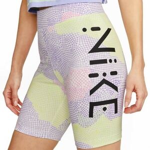 Nike X Serena Williams Casual Shorts Women's Neon Yellow Size L